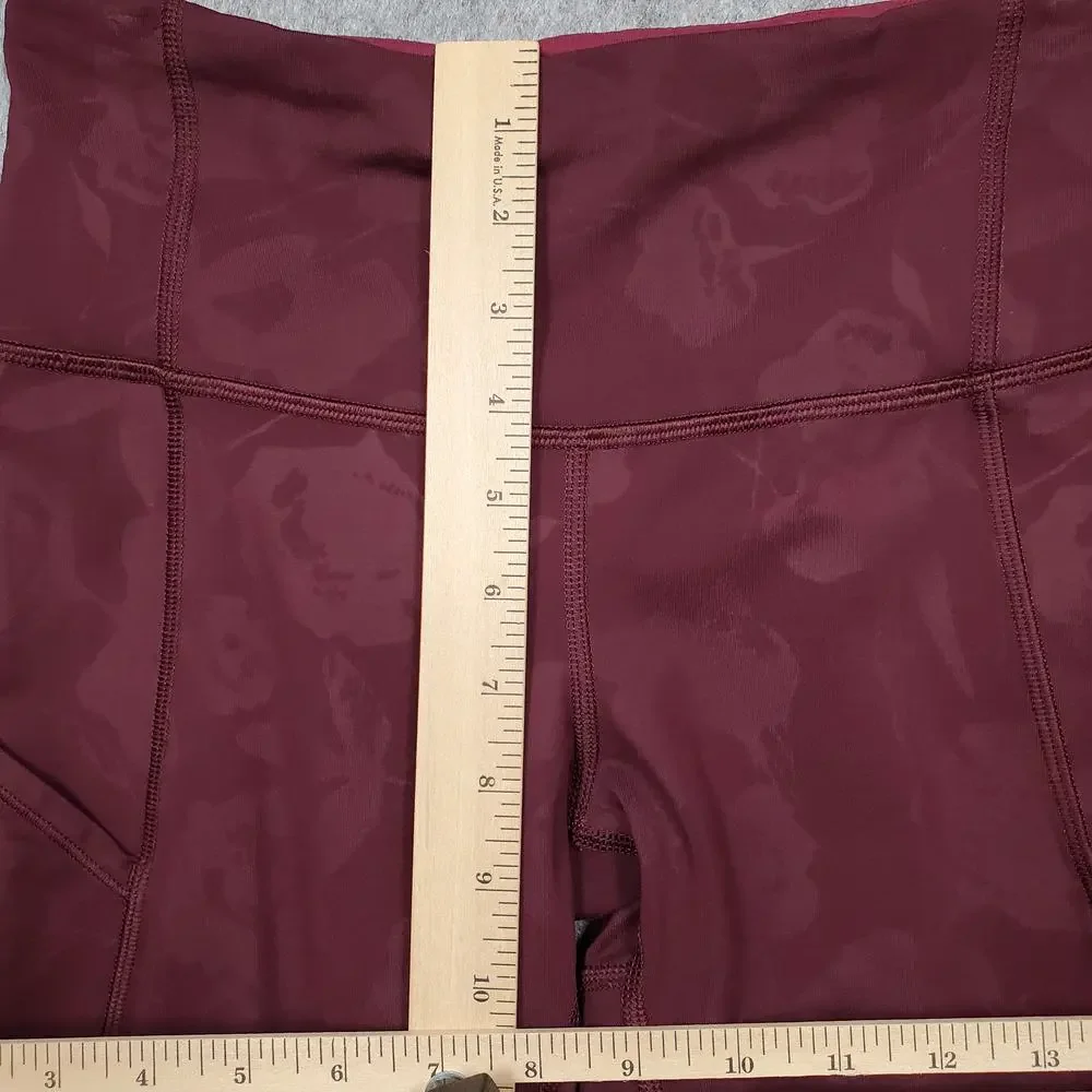 Lululemon Leggings Womens 6 Ankle‎ Zip Pockets Cropped 23